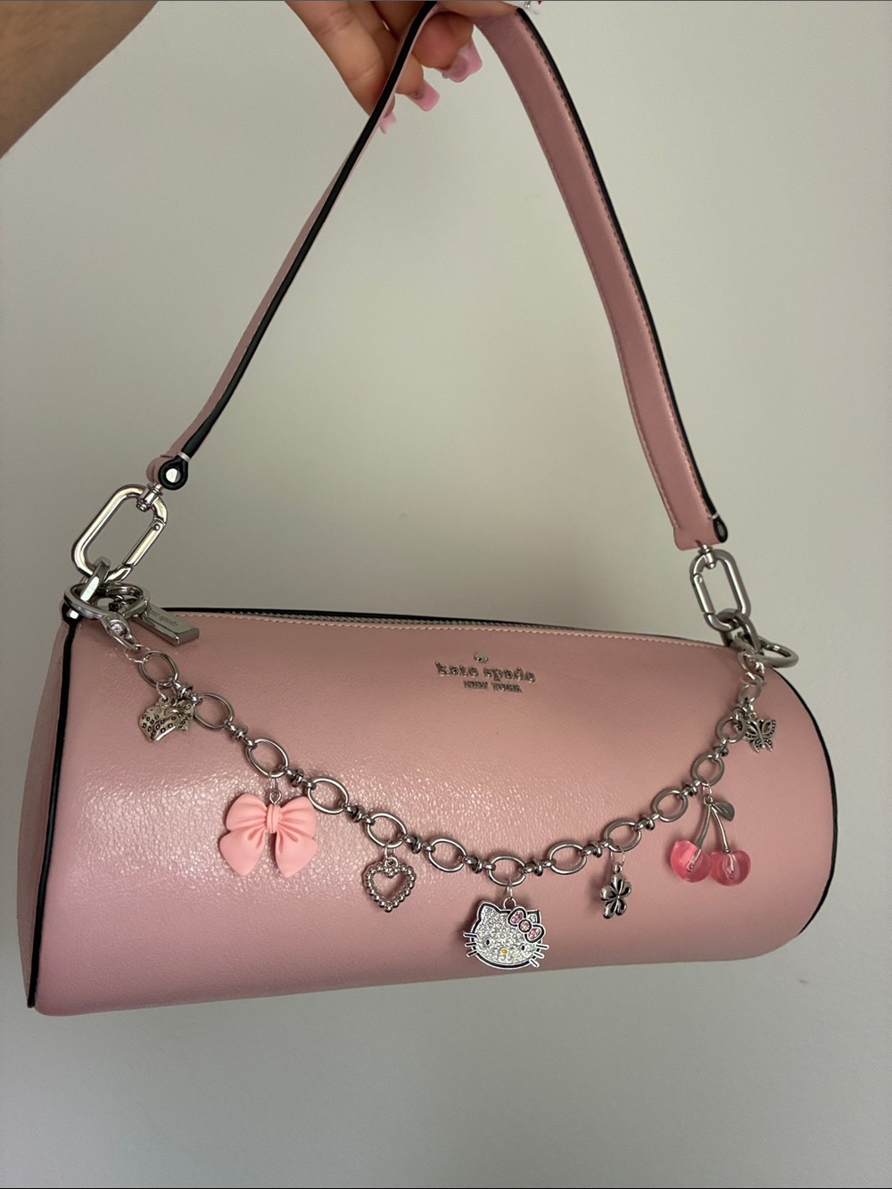 Pink Hello Kitty Purse Charm Strap